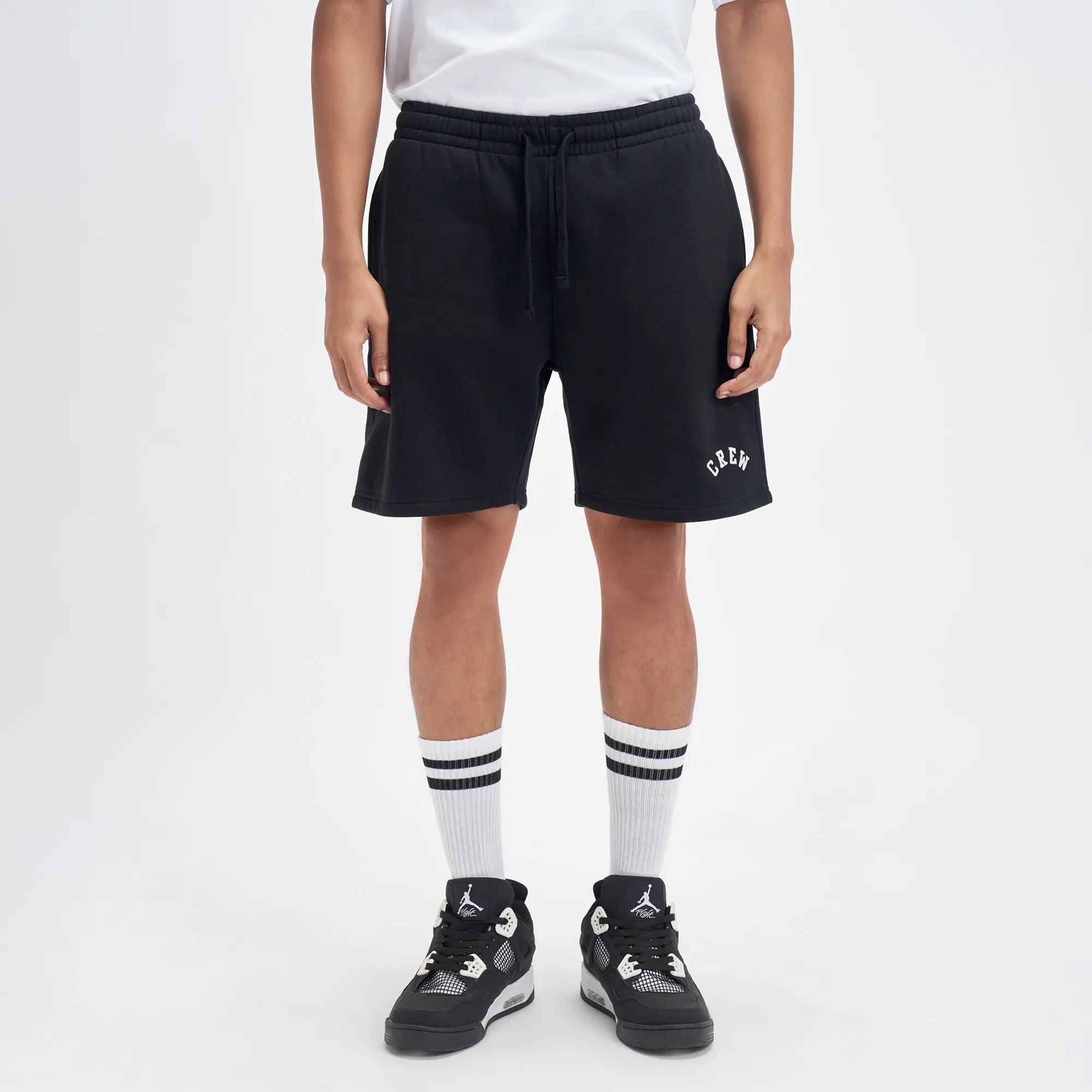 Crew Relaxed Fit Sweatshorts - Ink Black