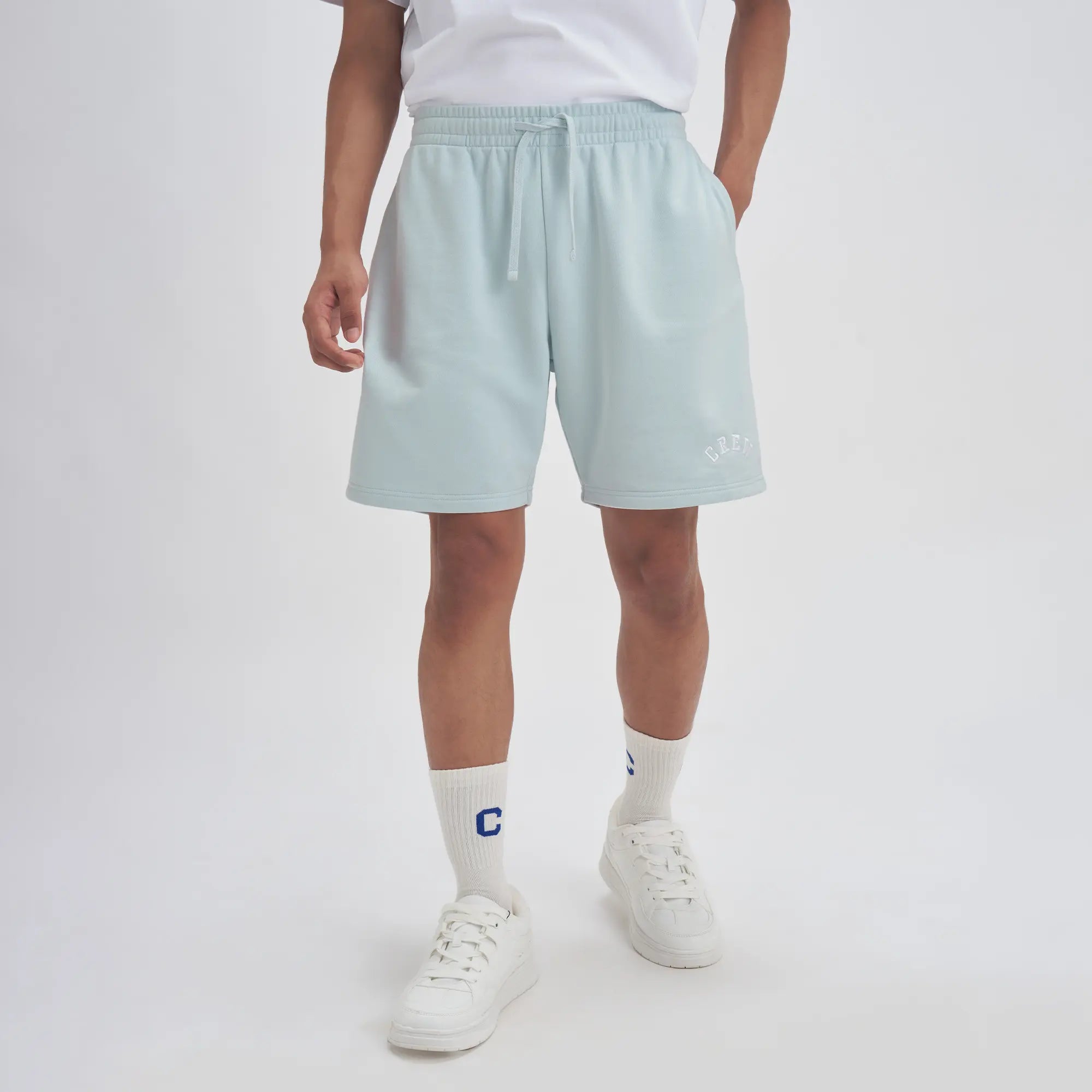 Crew Relaxed Fit Sweatshorts - Quad Blue