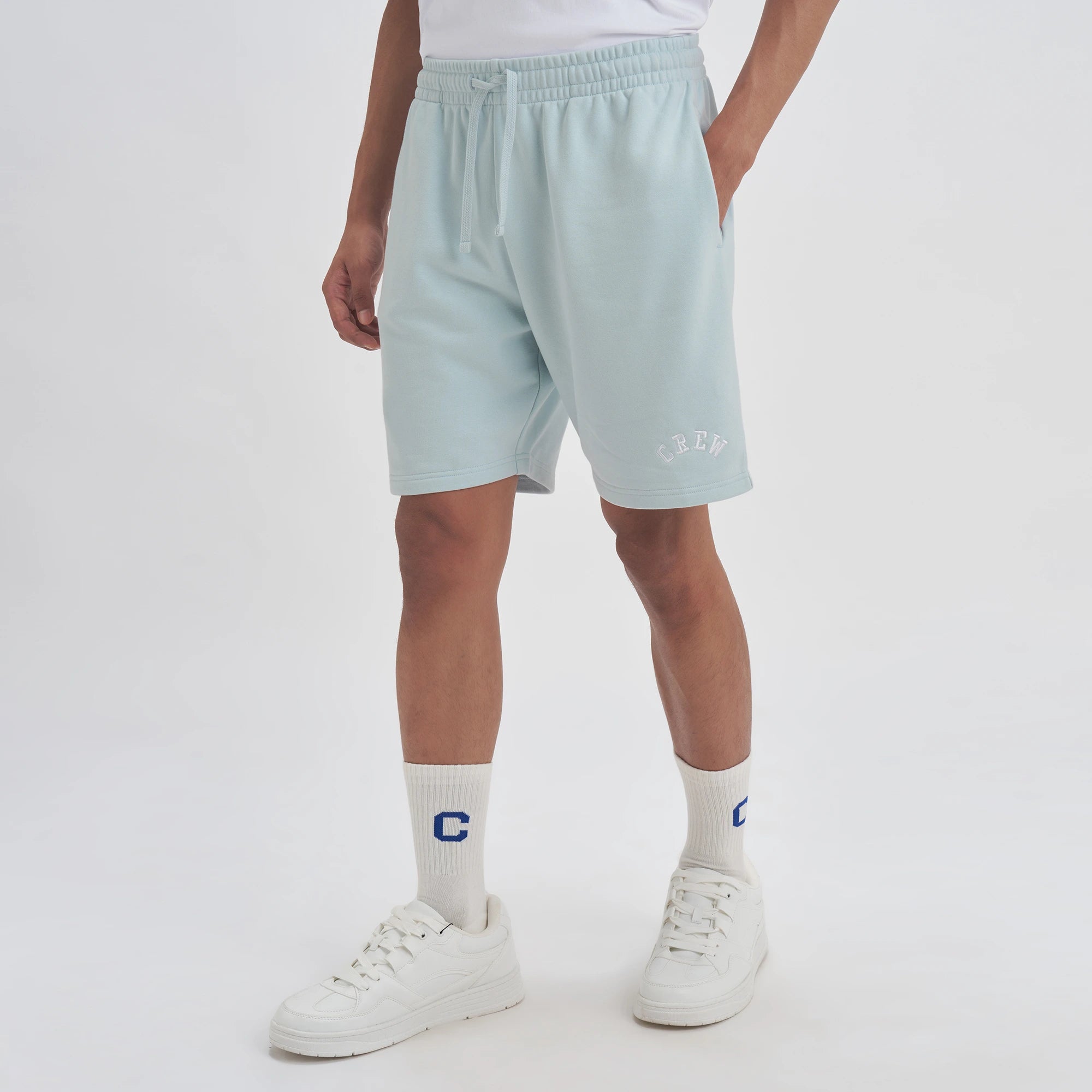 Crew Relaxed Fit Sweatshorts - Quad Blue
