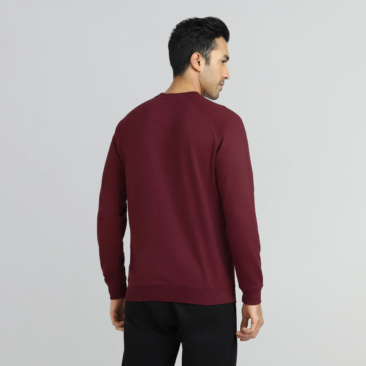 Cruze French Terry Cotton Sweatshirts Auburn Red