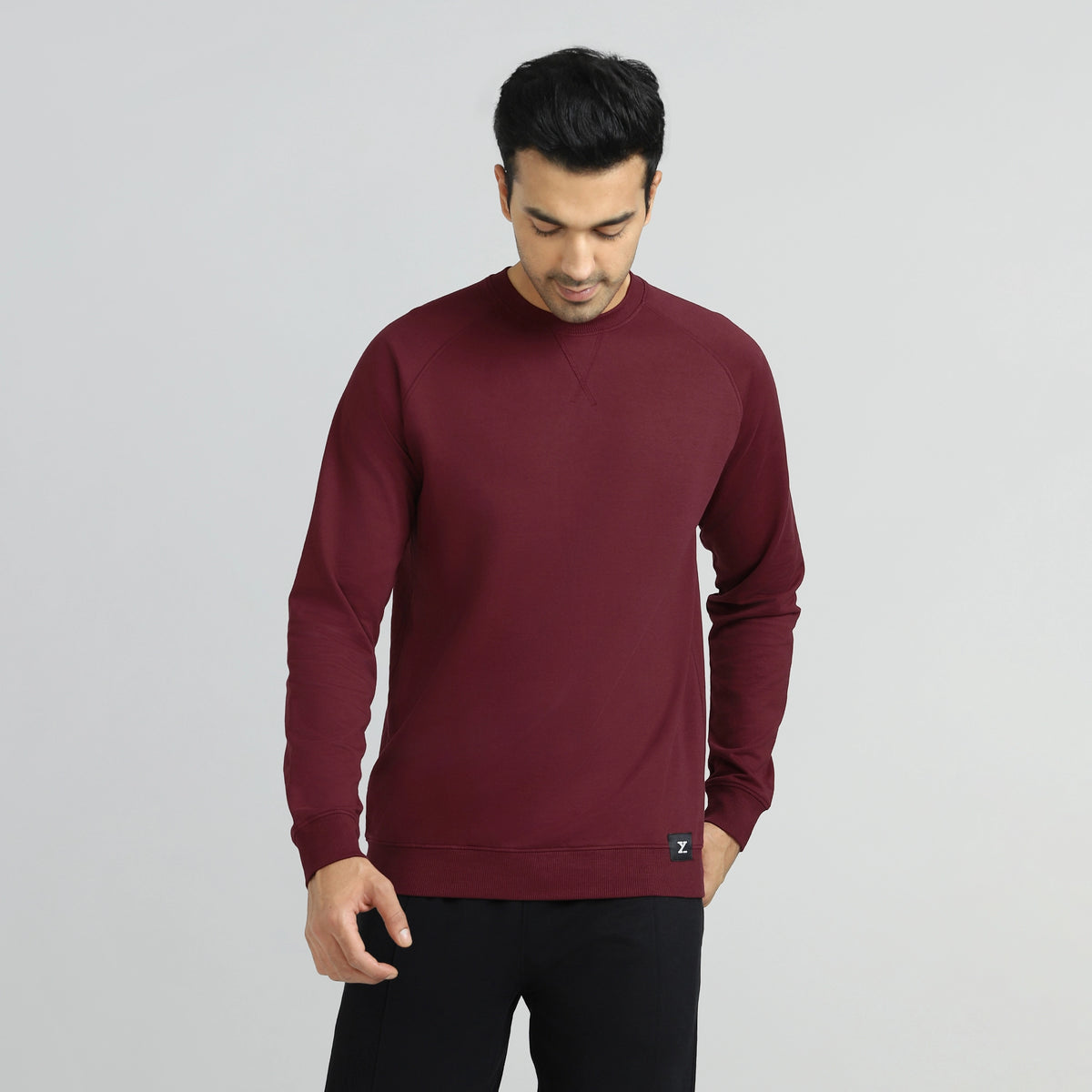 Cruze French Terry Cotton Sweatshirts Auburn Red