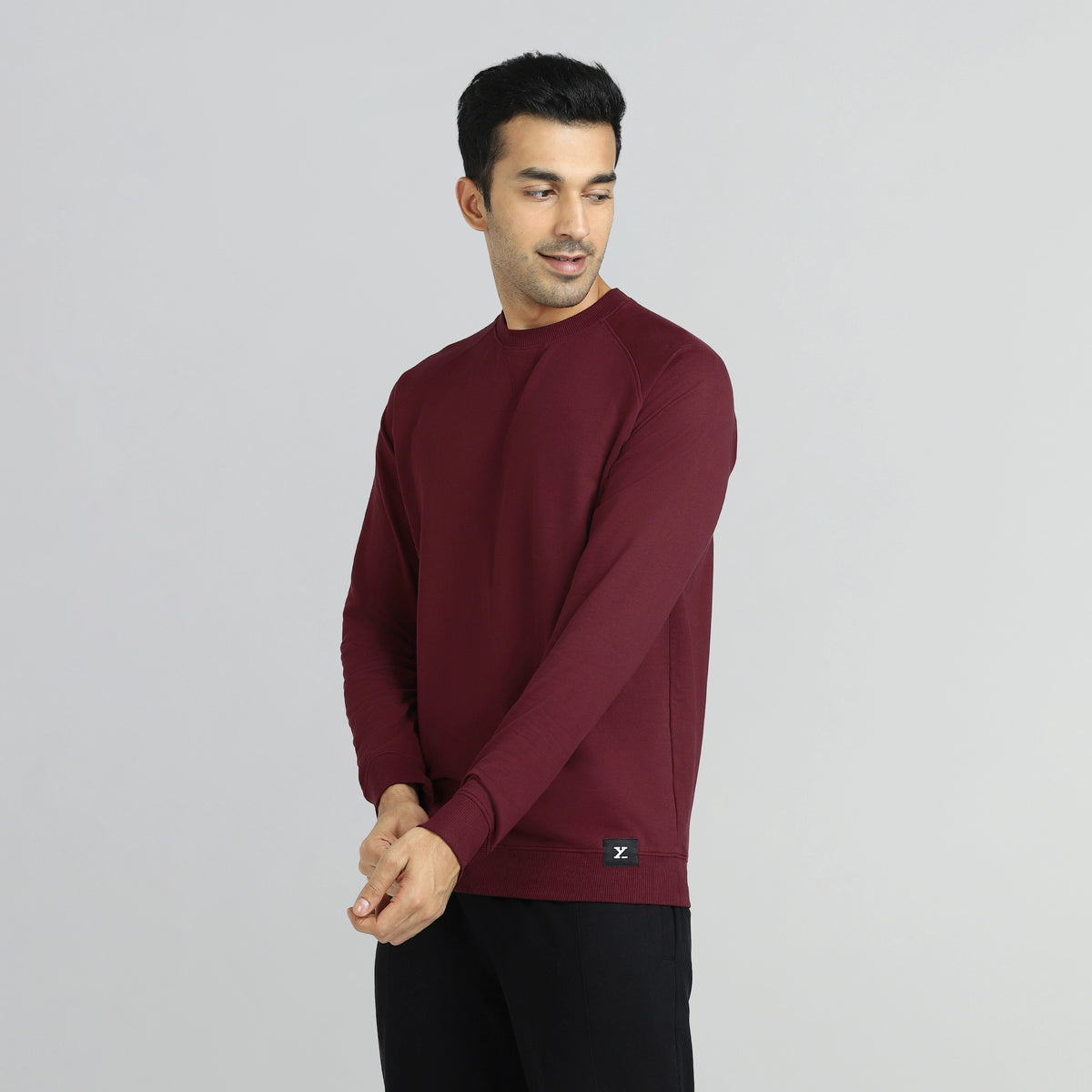 Cruze French Terry Cotton Sweatshirts Auburn Red