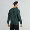 Cruze French Terry Cotton Sweatshirts Forest Green