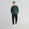 Cruze French Terry Cotton Sweatshirts Forest Green