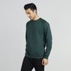 Cruze French Terry Cotton Sweatshirts Forest Green