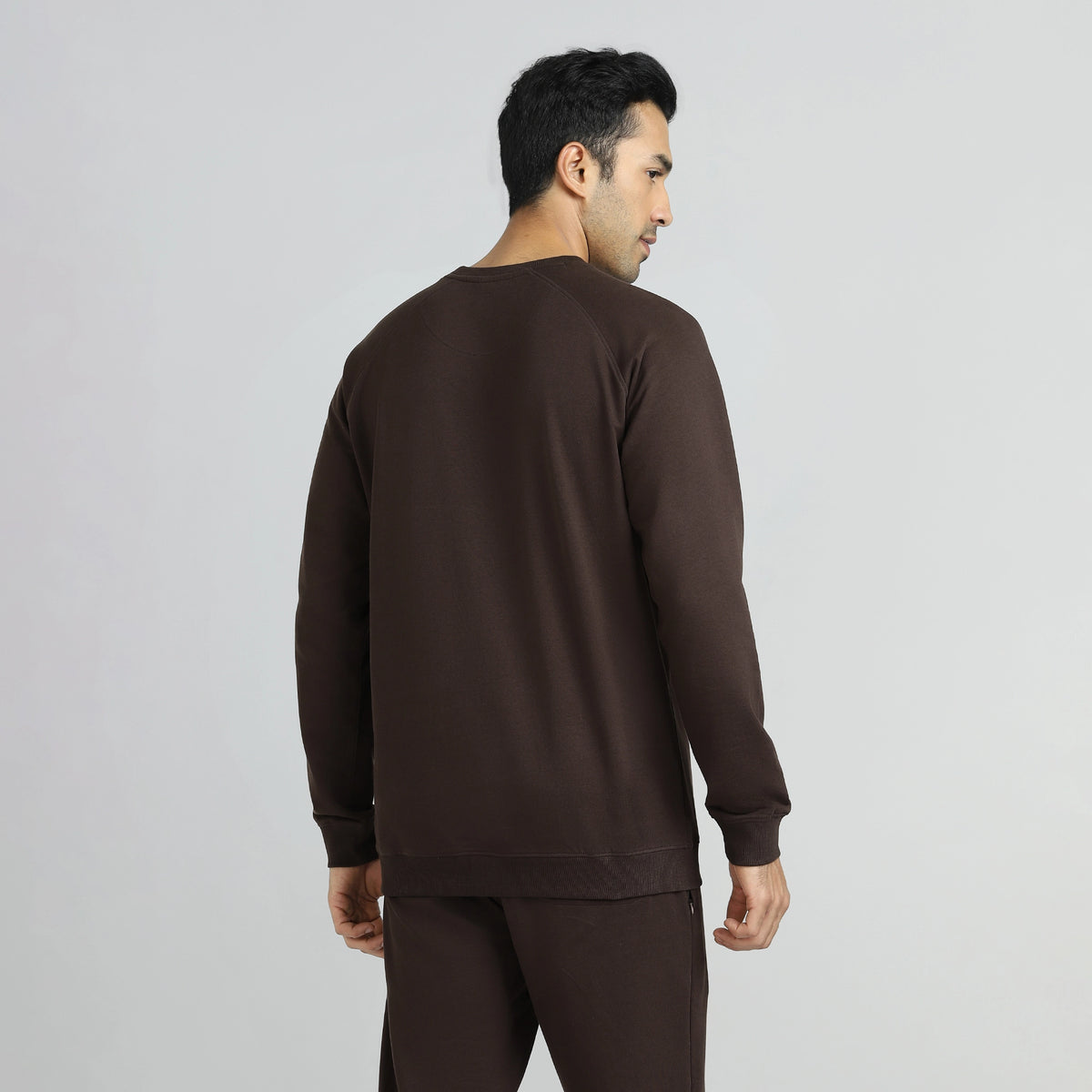 Cruze French Terry Cotton Sweatshirts Malt Brown