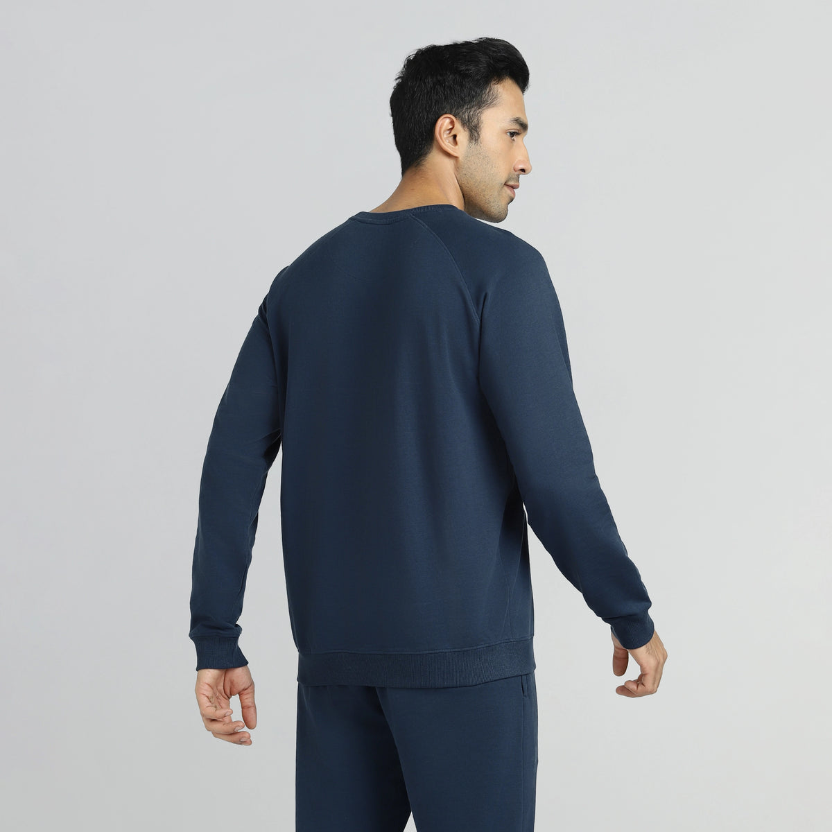 Cruze French Terry Cotton Sweatshirts Opal Blue