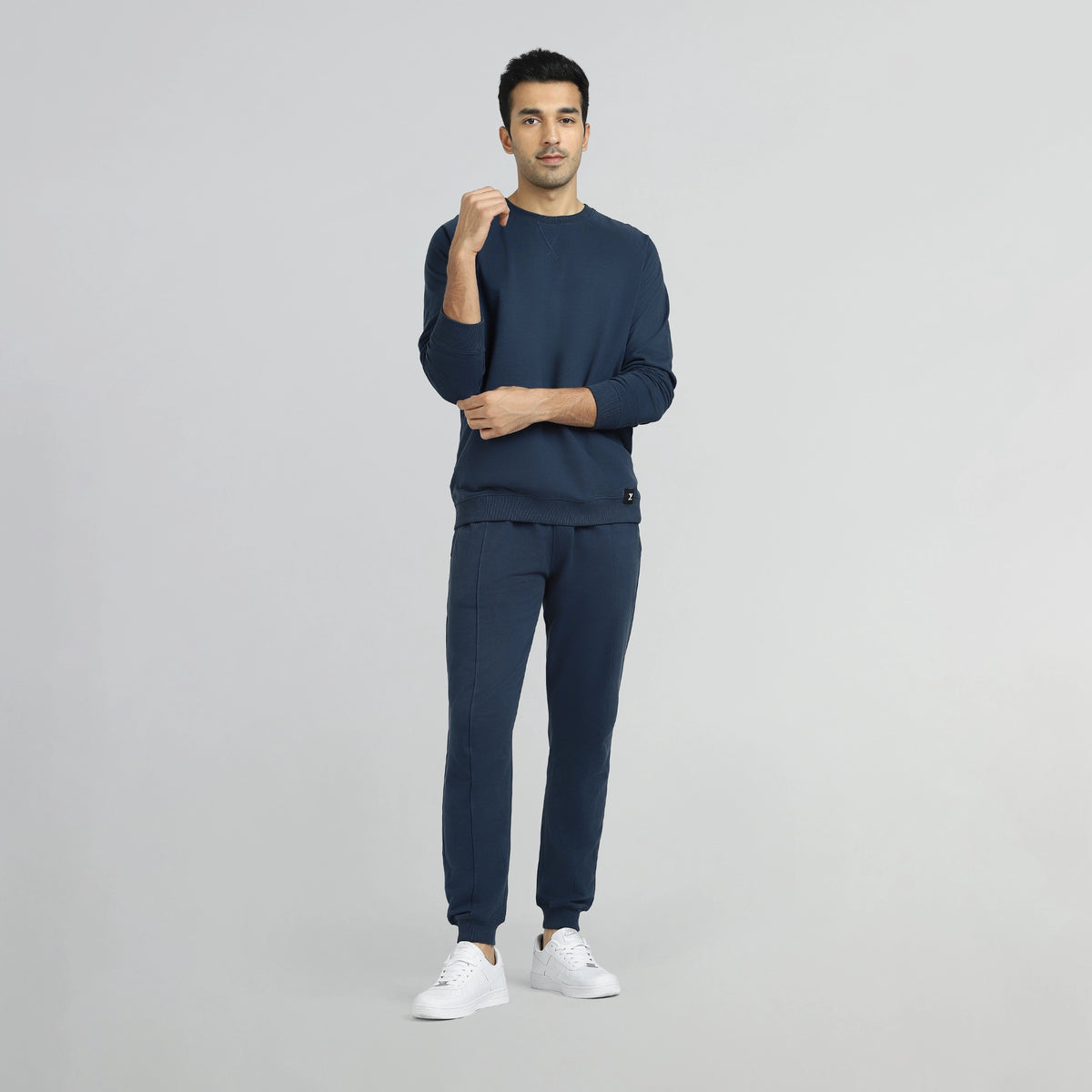 Cruze French Terry Cotton Sweatshirts Opal Blue