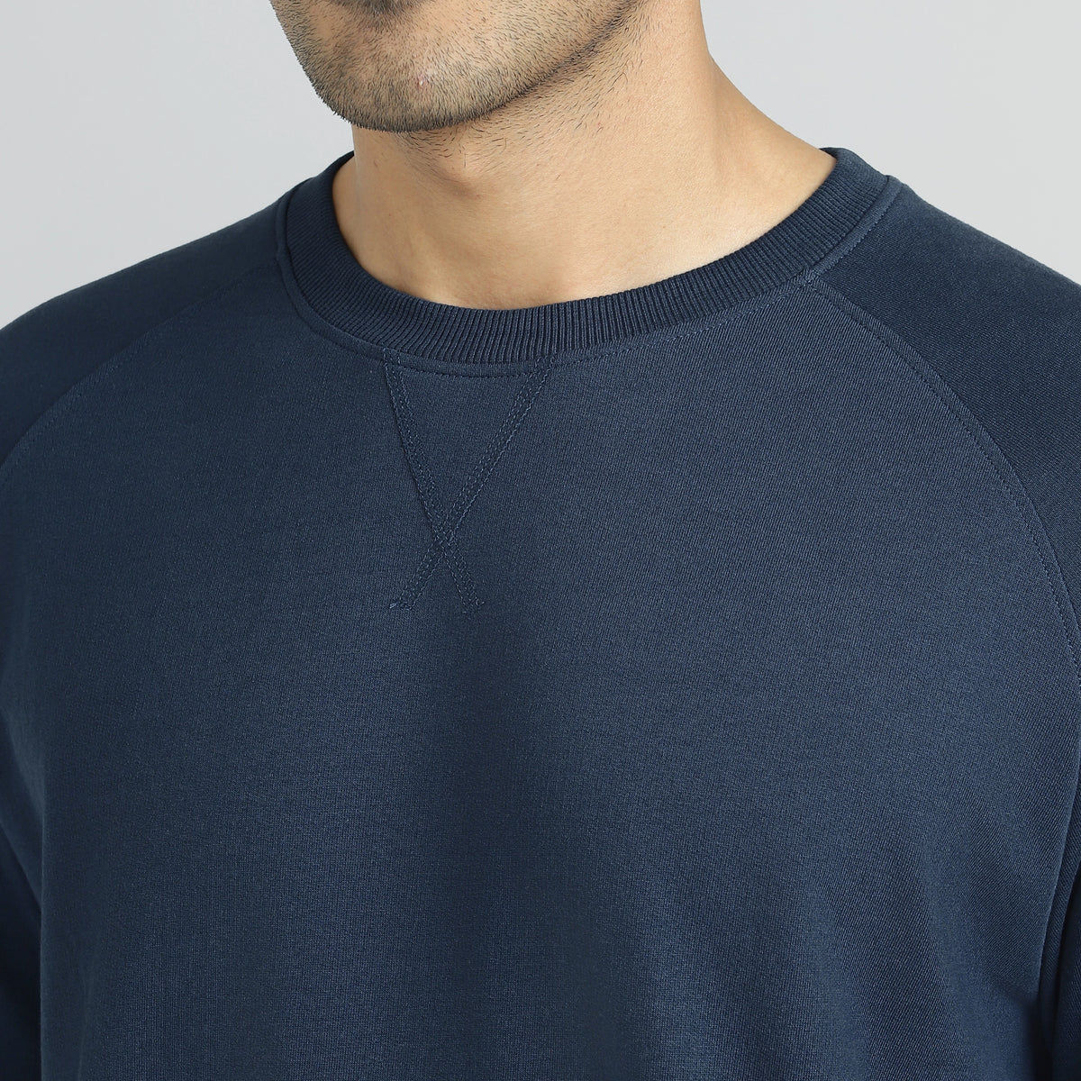 Cruze French Terry Cotton Sweatshirts Opal Blue