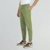 Cruze French Terry Cotton Joggers Olive Green