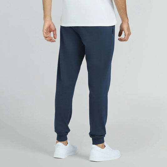 Cruze French Terry Cotton Joggers Opal Blue