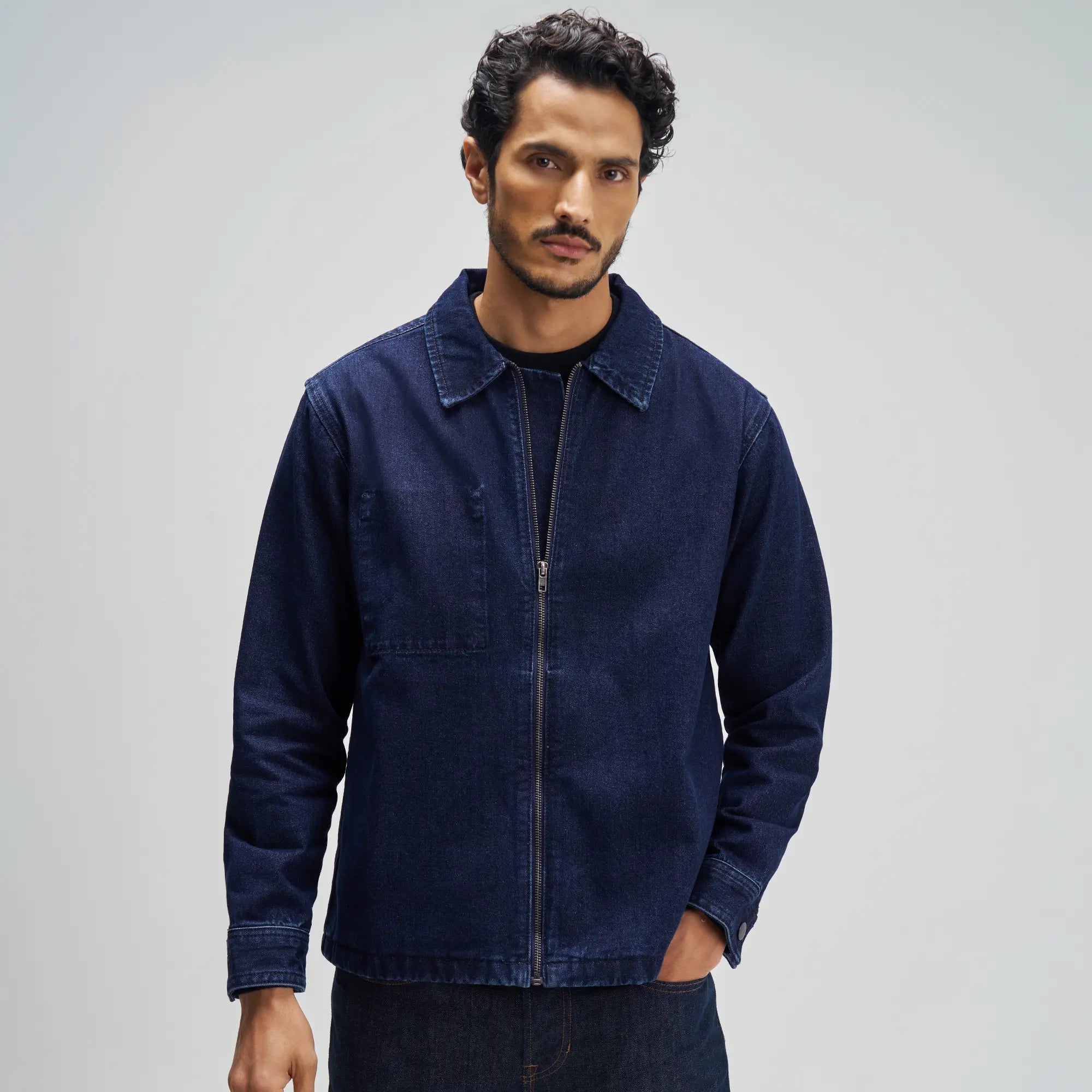 Denim Jacket - Midnight Blue