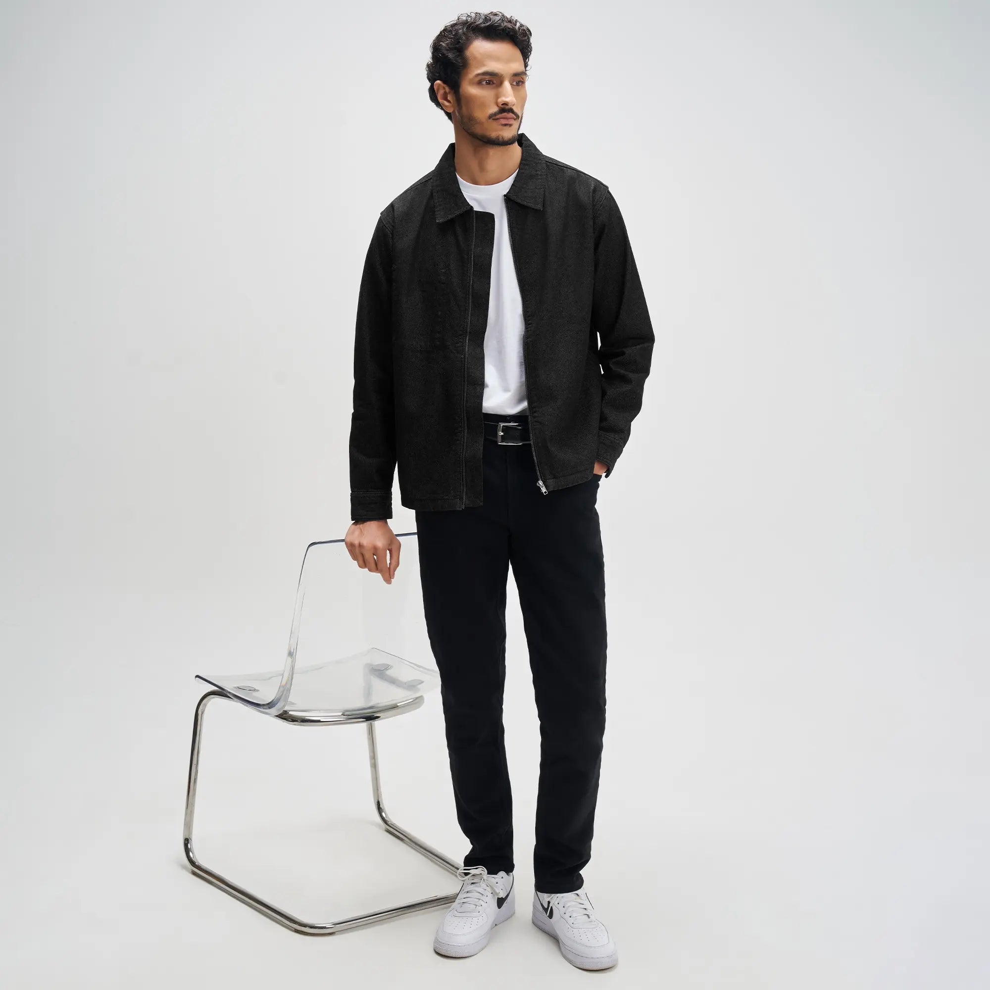 Denim Jacket - Pitch Black