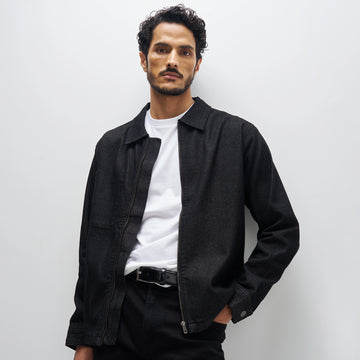 Denim Jacket - Pitch Black