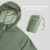 Ozone Polyester Parka Jacket - Sage Green