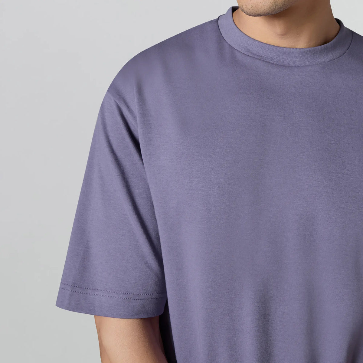 Drift Cotton Oversized T-shirts Dusty Purple