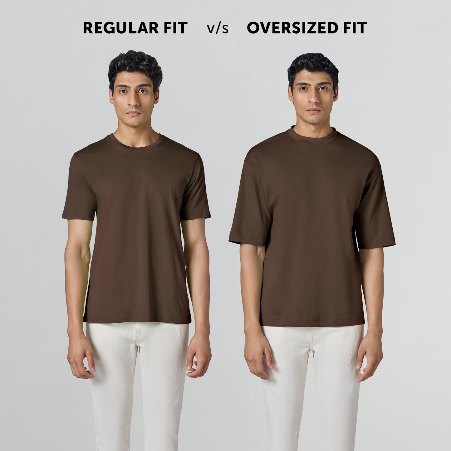 Drift Cotton Oversized T-shirts Espresso Brown