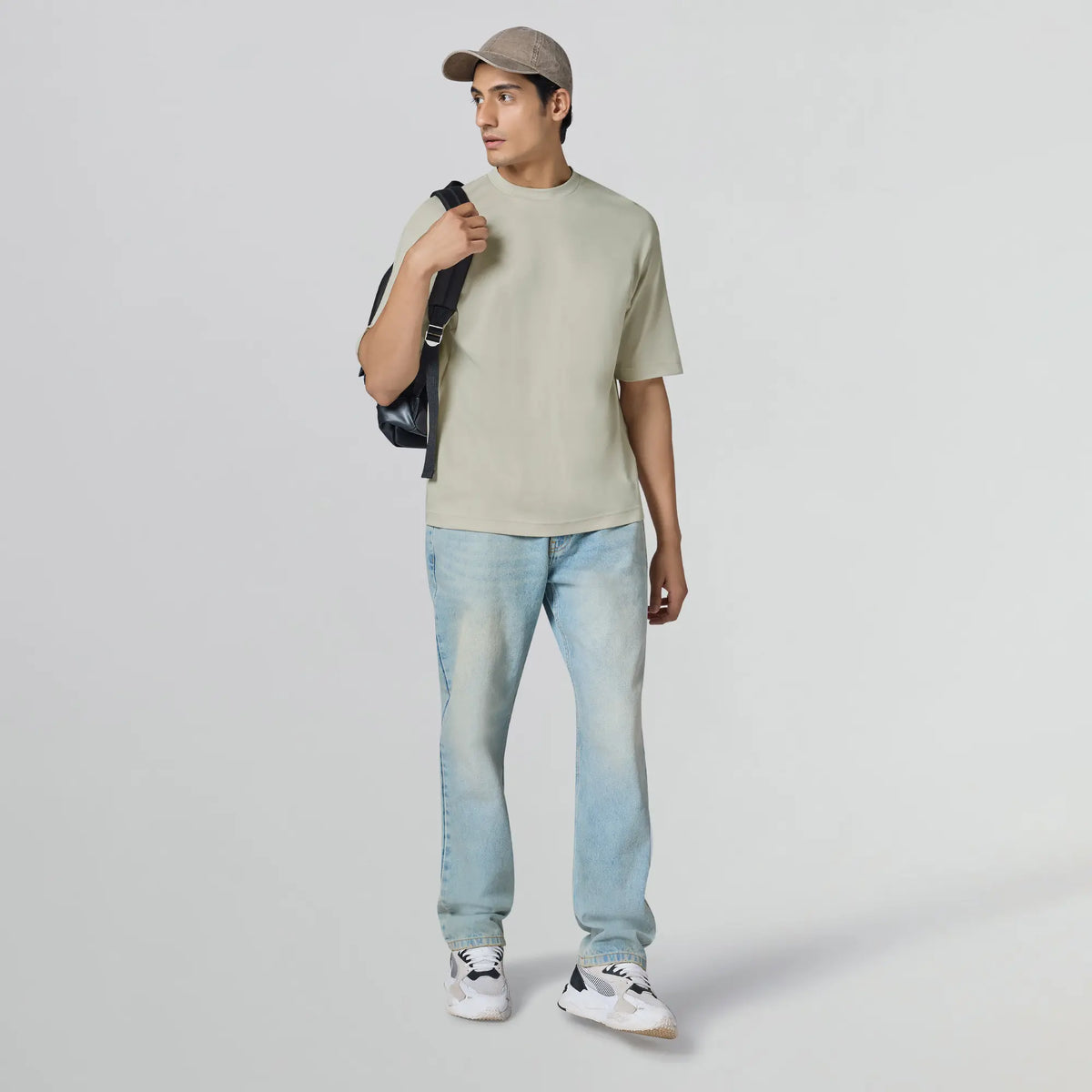 Drift Cotton Oversized T-shirts Ivory White