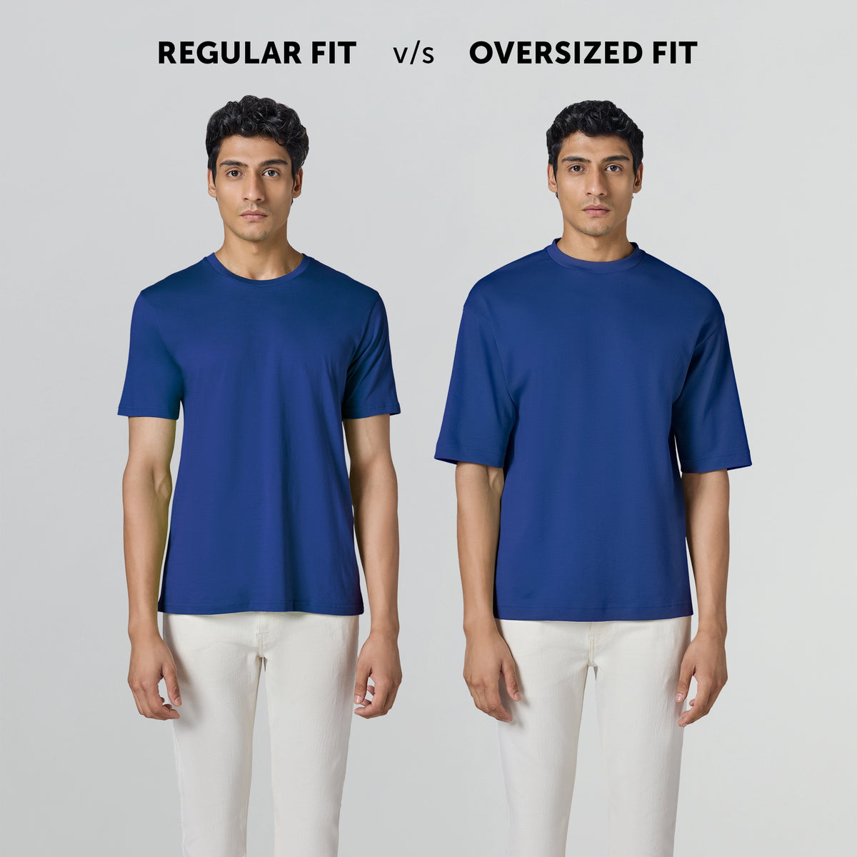 Drift Cotton Oversized T-shirts Midnight Blue