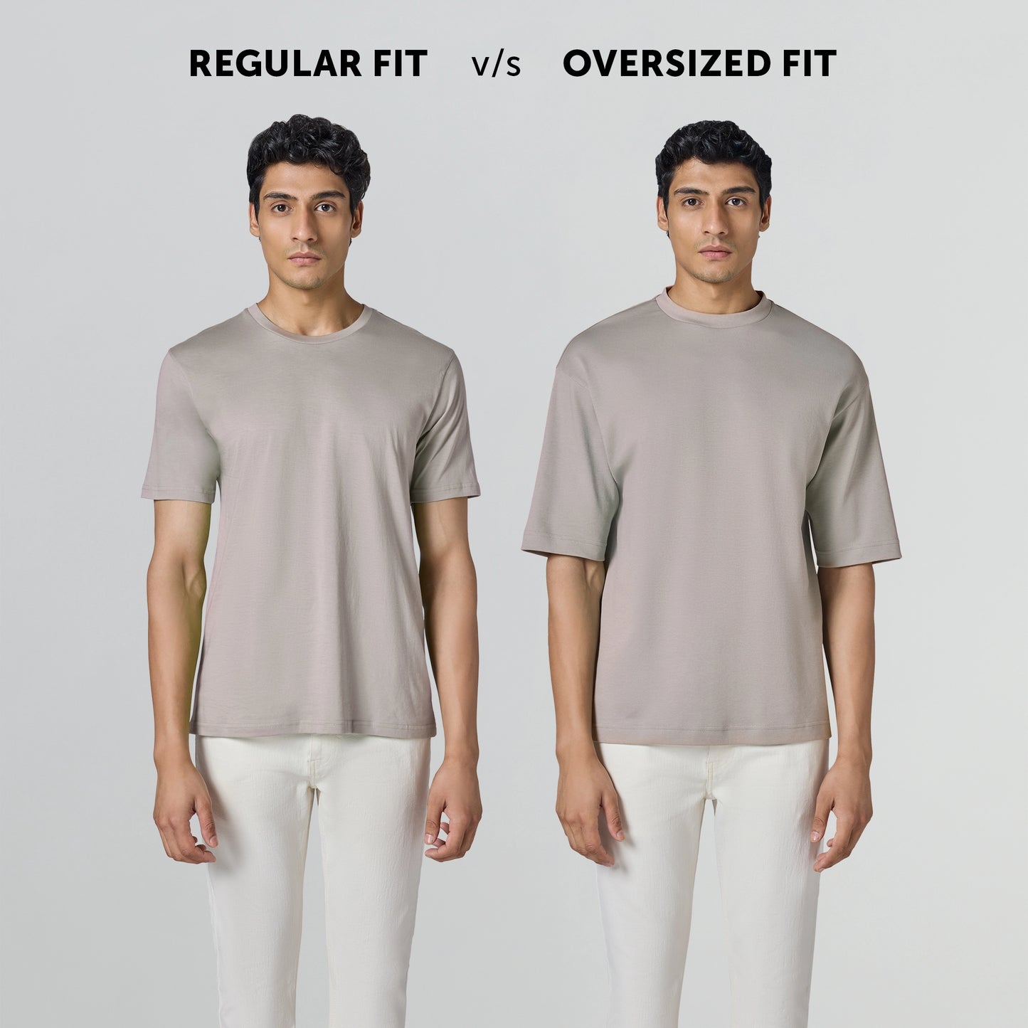 Drift Cotton Oversized T-shirts Smoky Beige