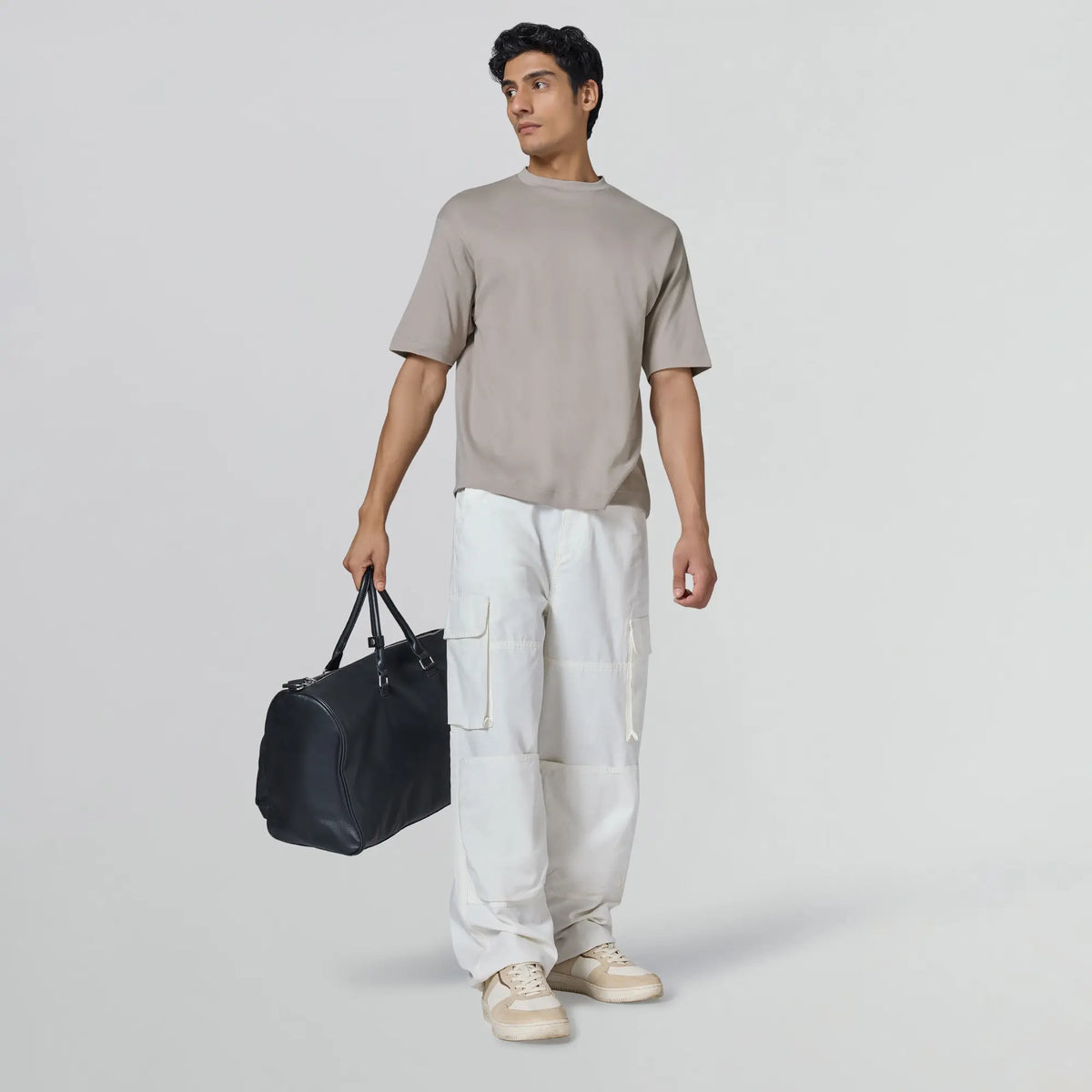 Drift Cotton Oversized T-shirts Smoky Beige