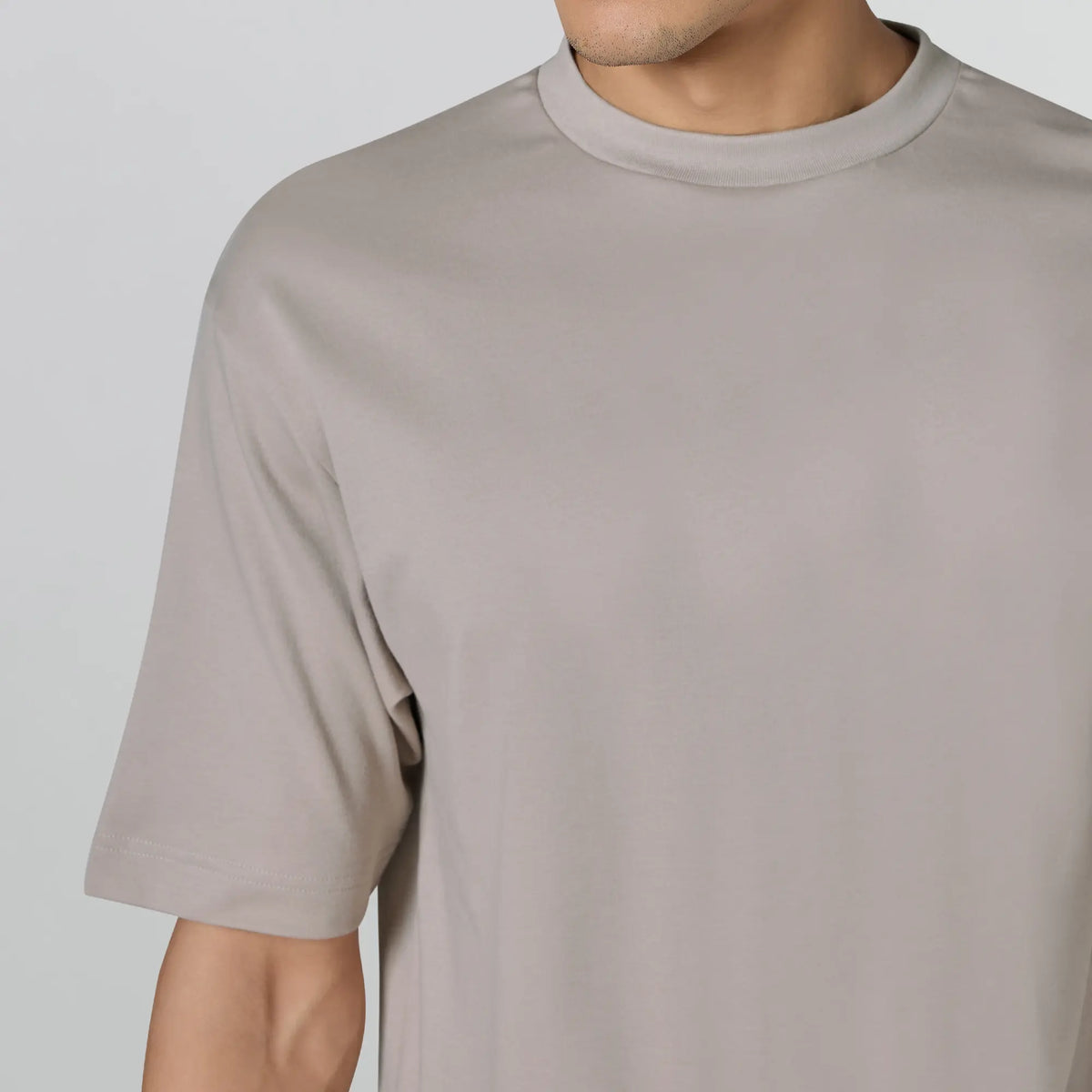 Drift Cotton Oversized T-shirts Smoky Beige