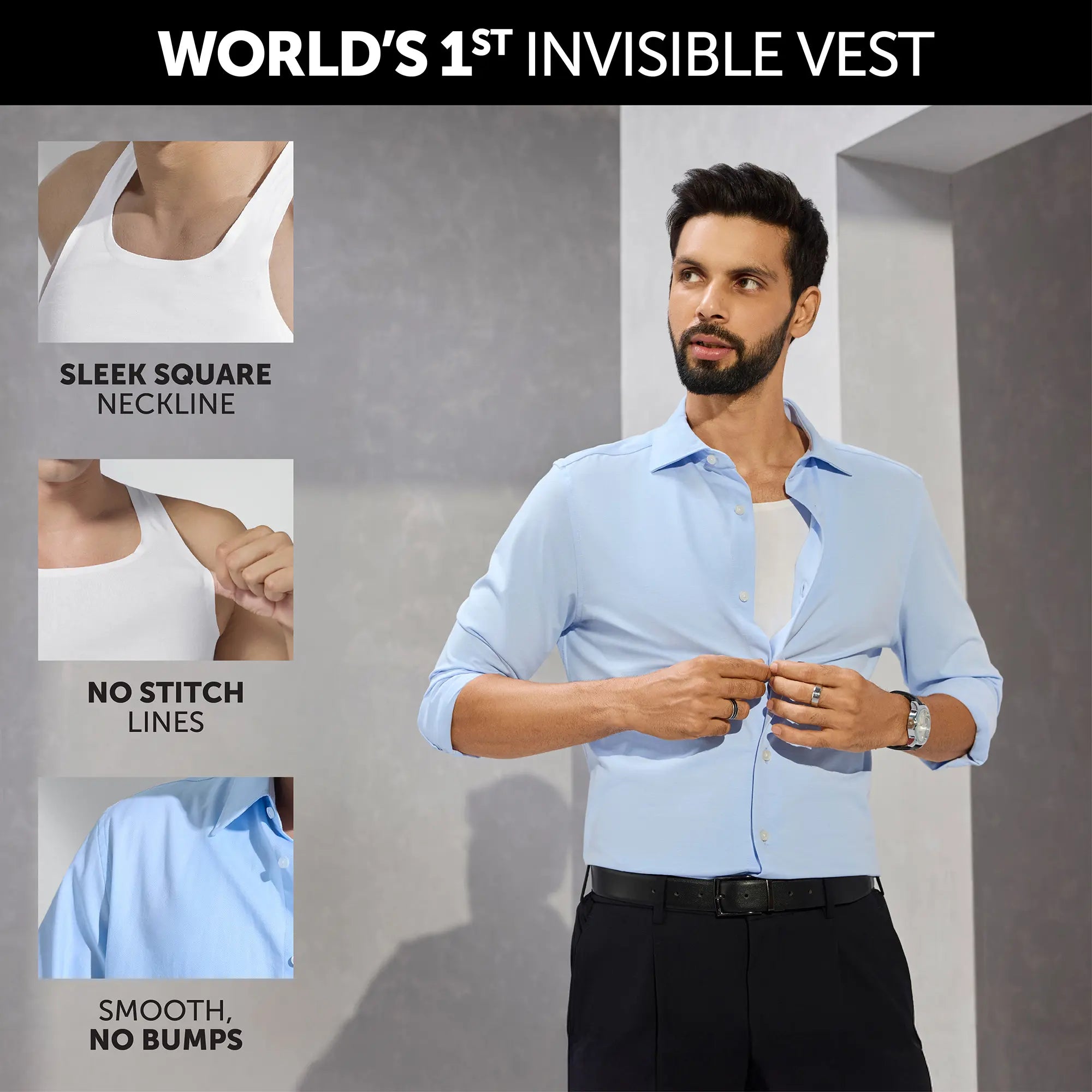 Element Invisible Vests Polar White