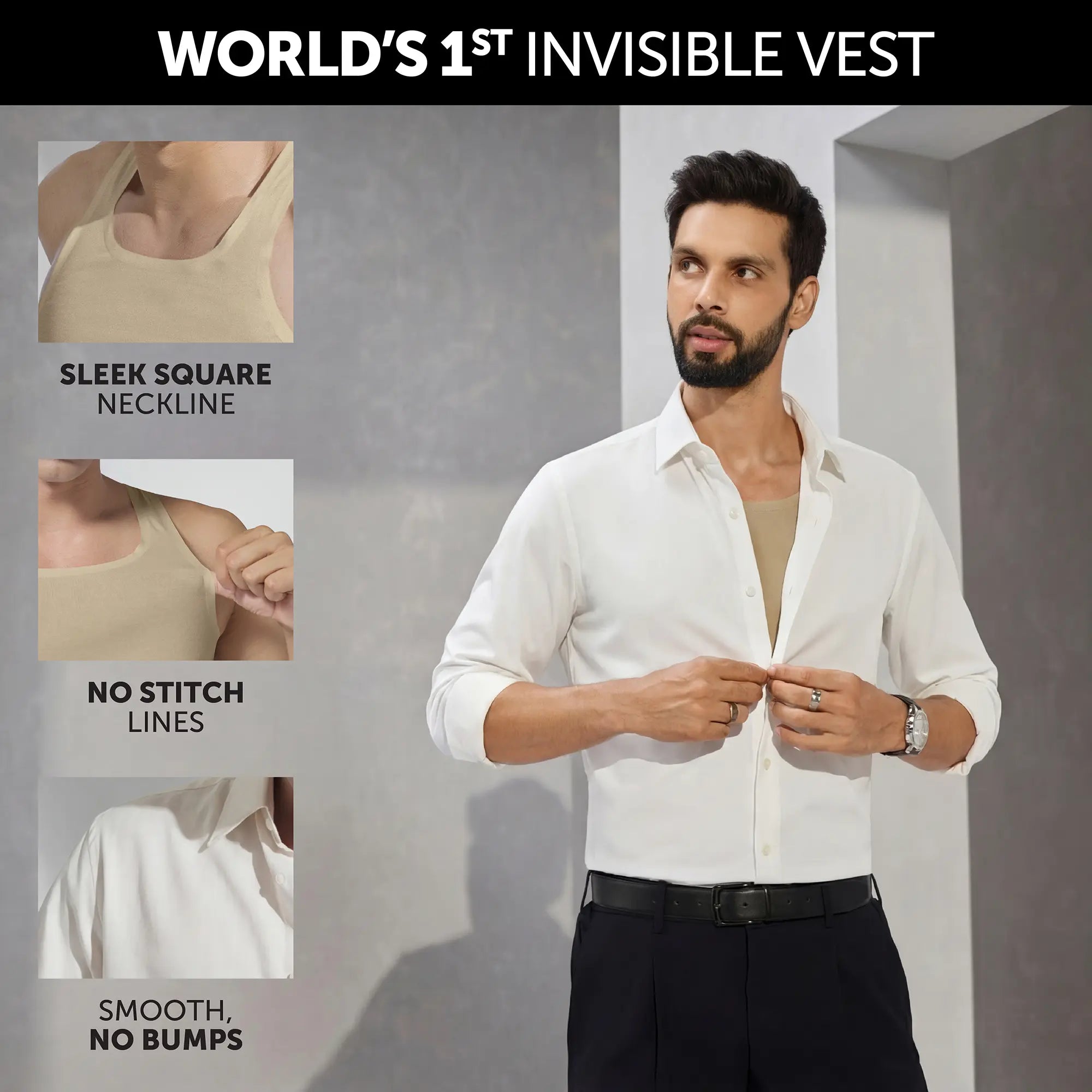 Element Invisible Vests Sand Brown