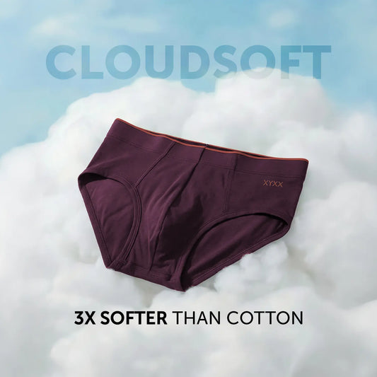 Uno Modal Briefs - Plum Red