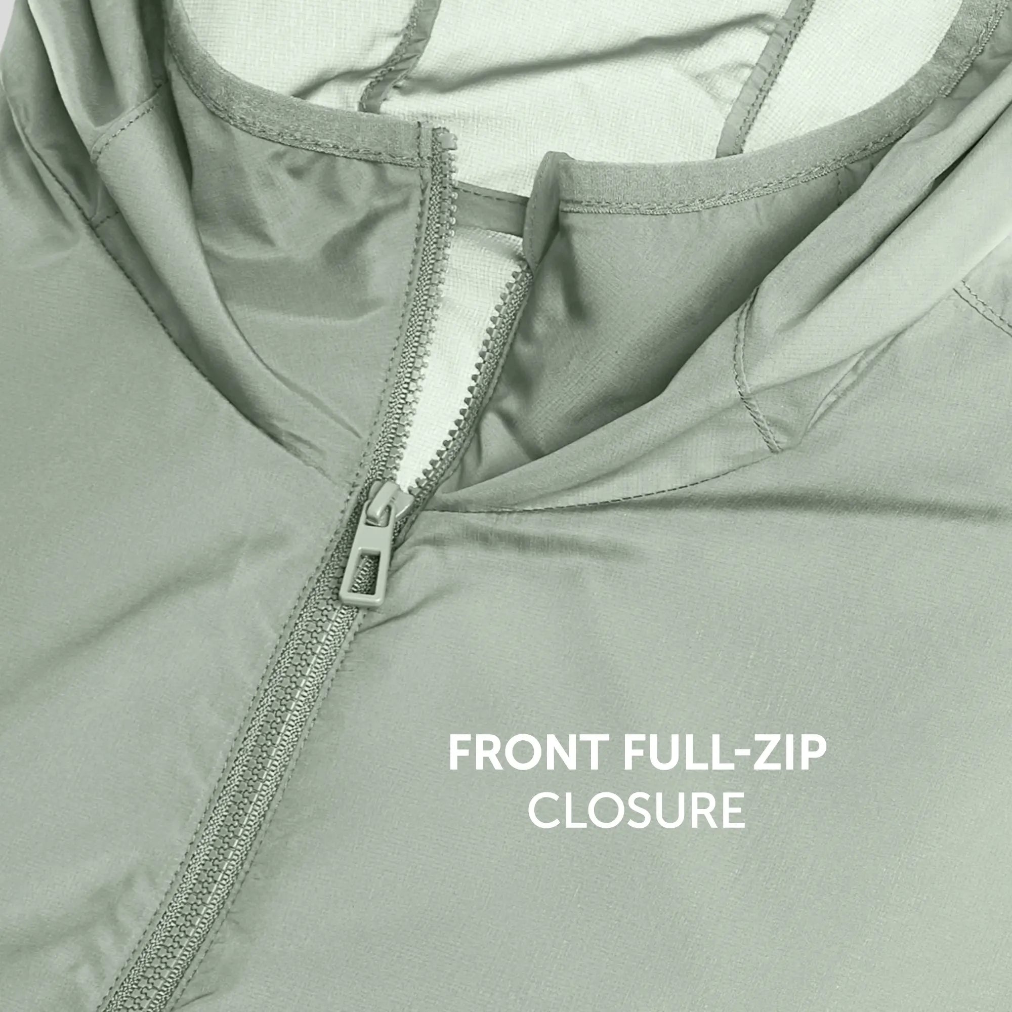 Ozone Polyester Parka Jacket - Chrome White