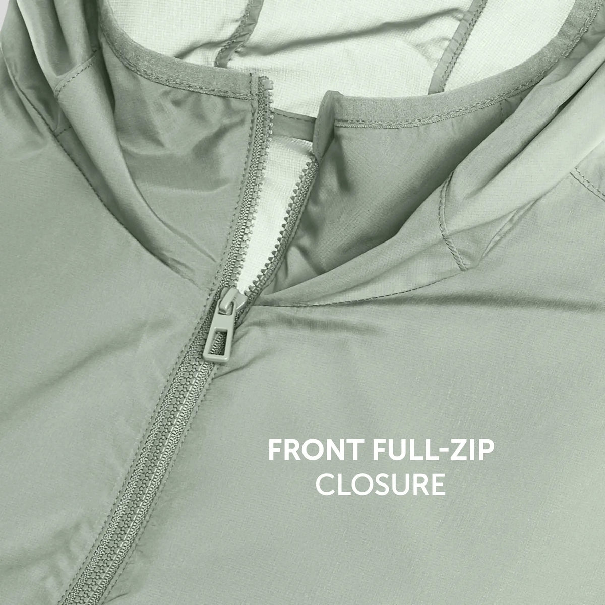 Ozone Polyester Parka Jacket - Chrome White
