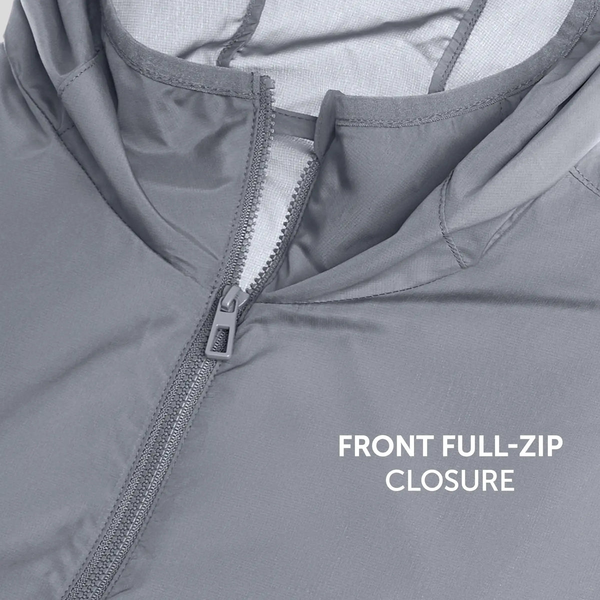 Ozone Polyester Parka Jacket - Ash Grey