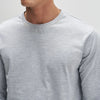 Full Sleeve Crew Neck T-Shirt - Muted Grey Melange