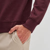 Half-Zip Pullover - Auburn Red