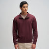 Half-Zip Pullover - Auburn Red