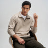 Half-Zip Pullover - Irish Beige