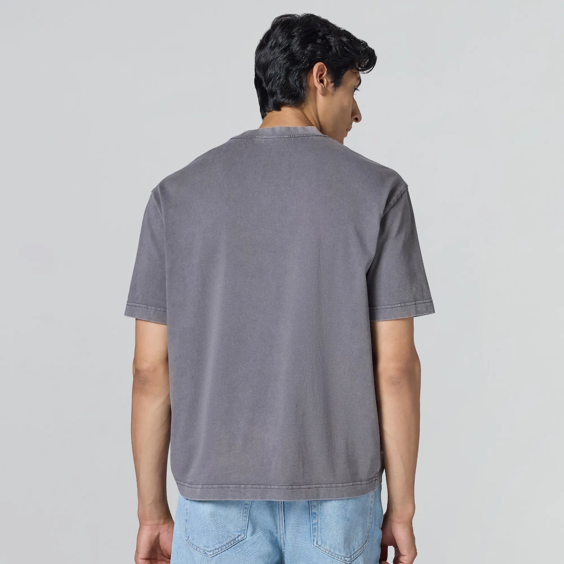Haze Relaxed Fit Washed T-shirt - Graphite Grey