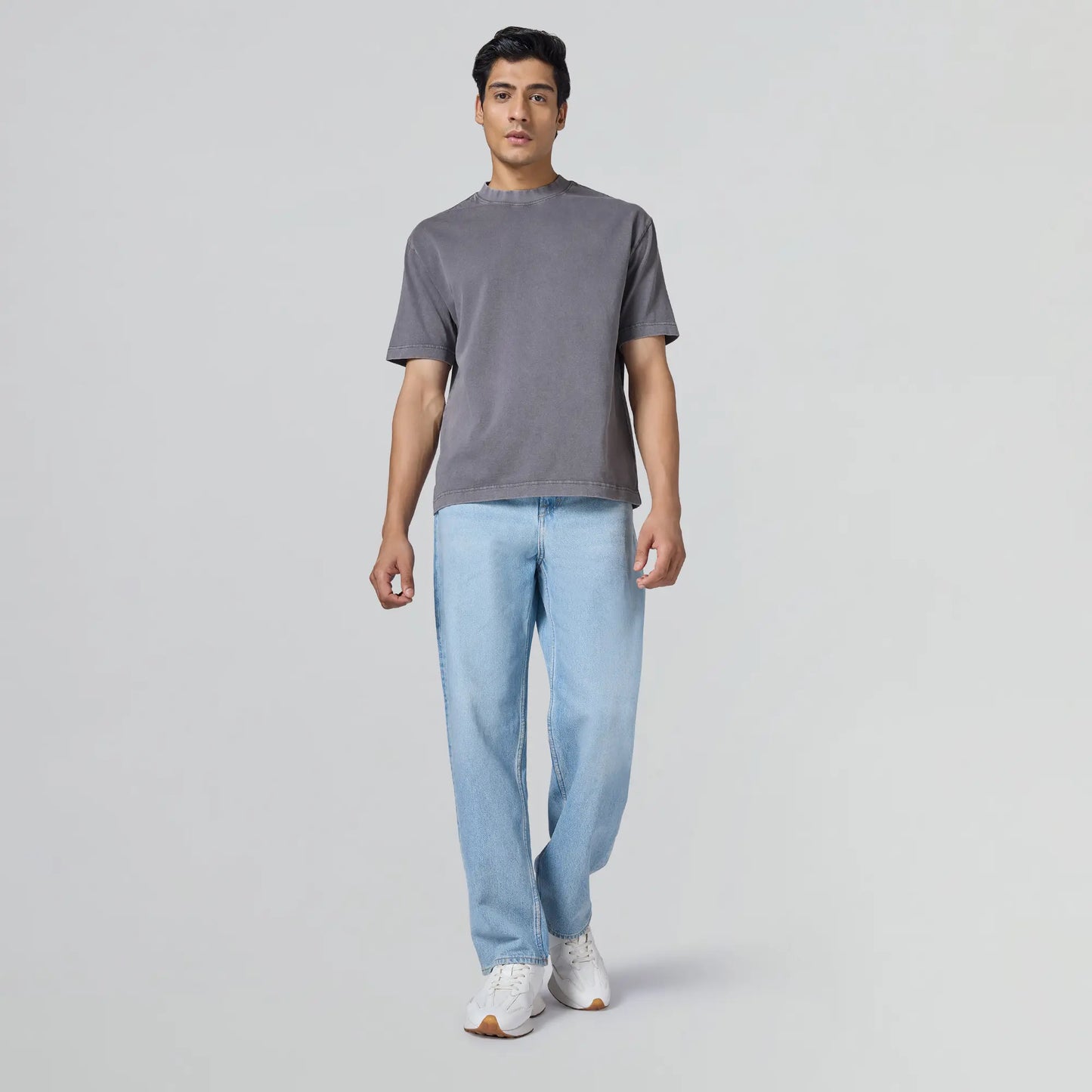 Haze Relaxed Fit Washed T-shirt - Graphite Grey