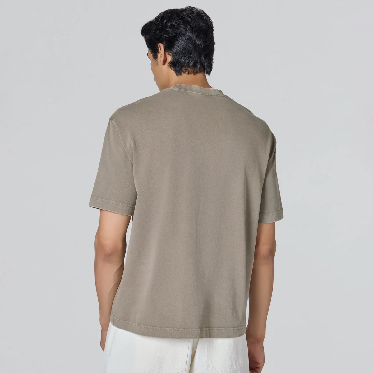 Haze Relaxed Fit Washed T-shirt - Smokey Grey