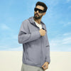 Ozone Polyester Parka Jacket - Ash Grey