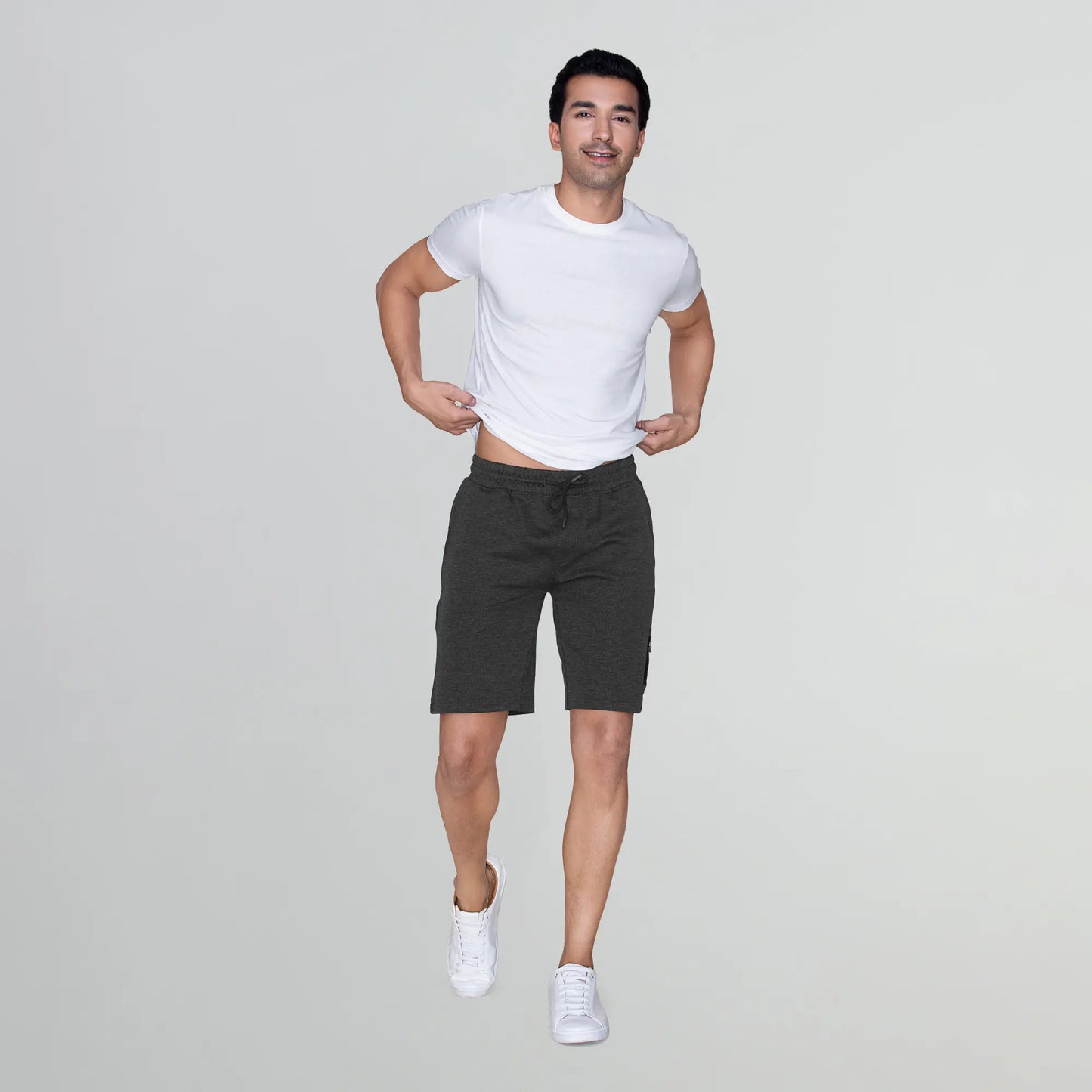 Hype Cotton Rich Shorts Graphite Grey