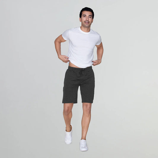 Hype Cotton Rich Shorts Graphite Grey