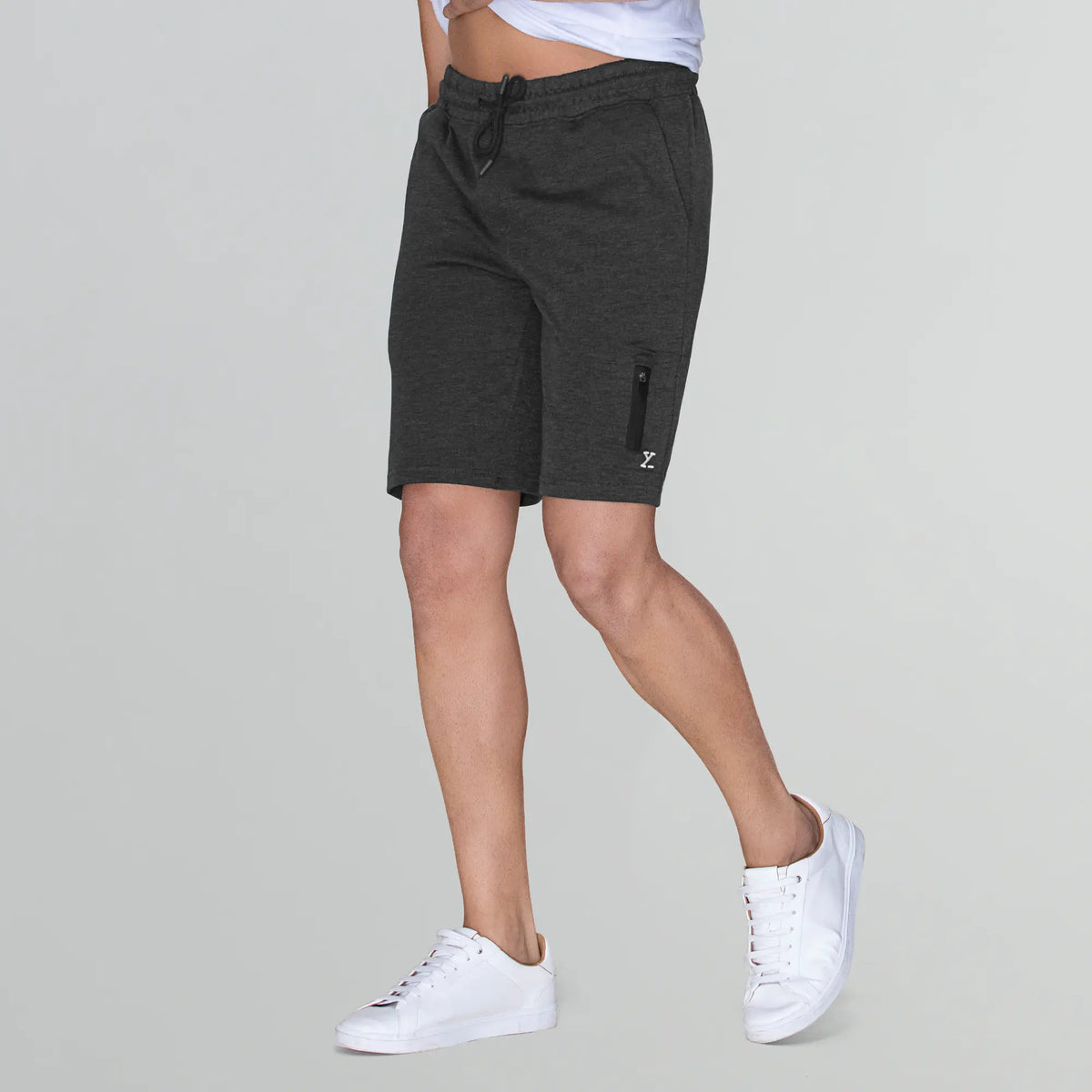 Hype Cotton Rich Shorts Graphite Grey