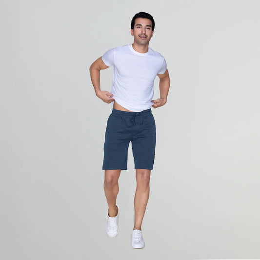 Hype Cotton Rich Shorts Midnight Blue