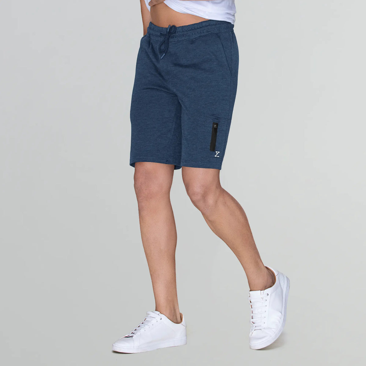 Hype Cotton Rich Shorts Midnight Blue