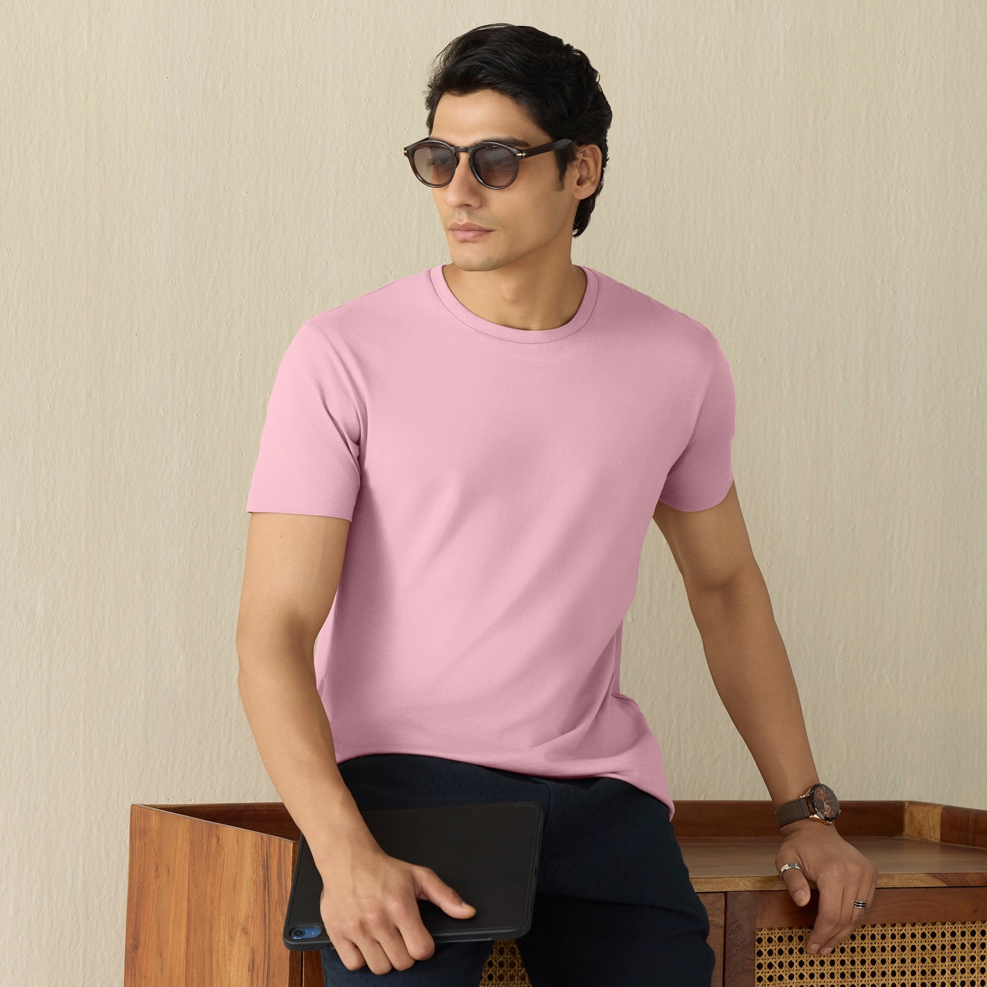 Iconique Supima Cotton T-shirt Misty Lilac