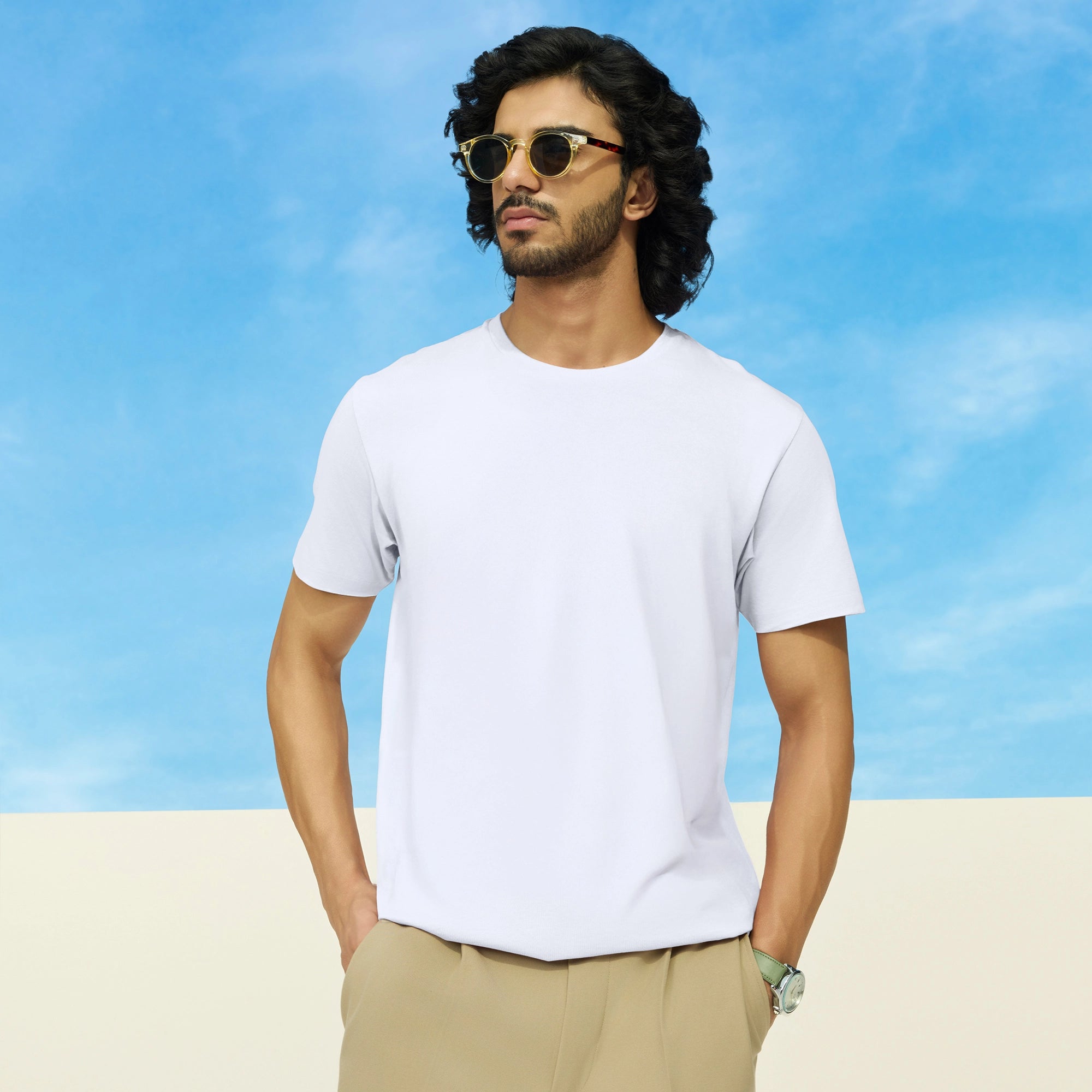 Iconique Supima Cotton T-shirt Polar White