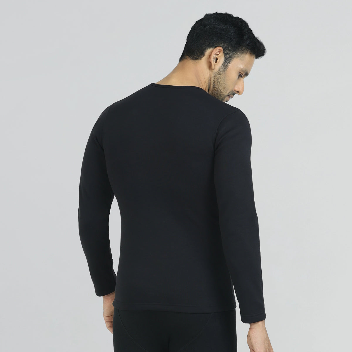 IntelliHeat Cotton Rich Fleece Full Sleeve Thermals - XYXX Crew