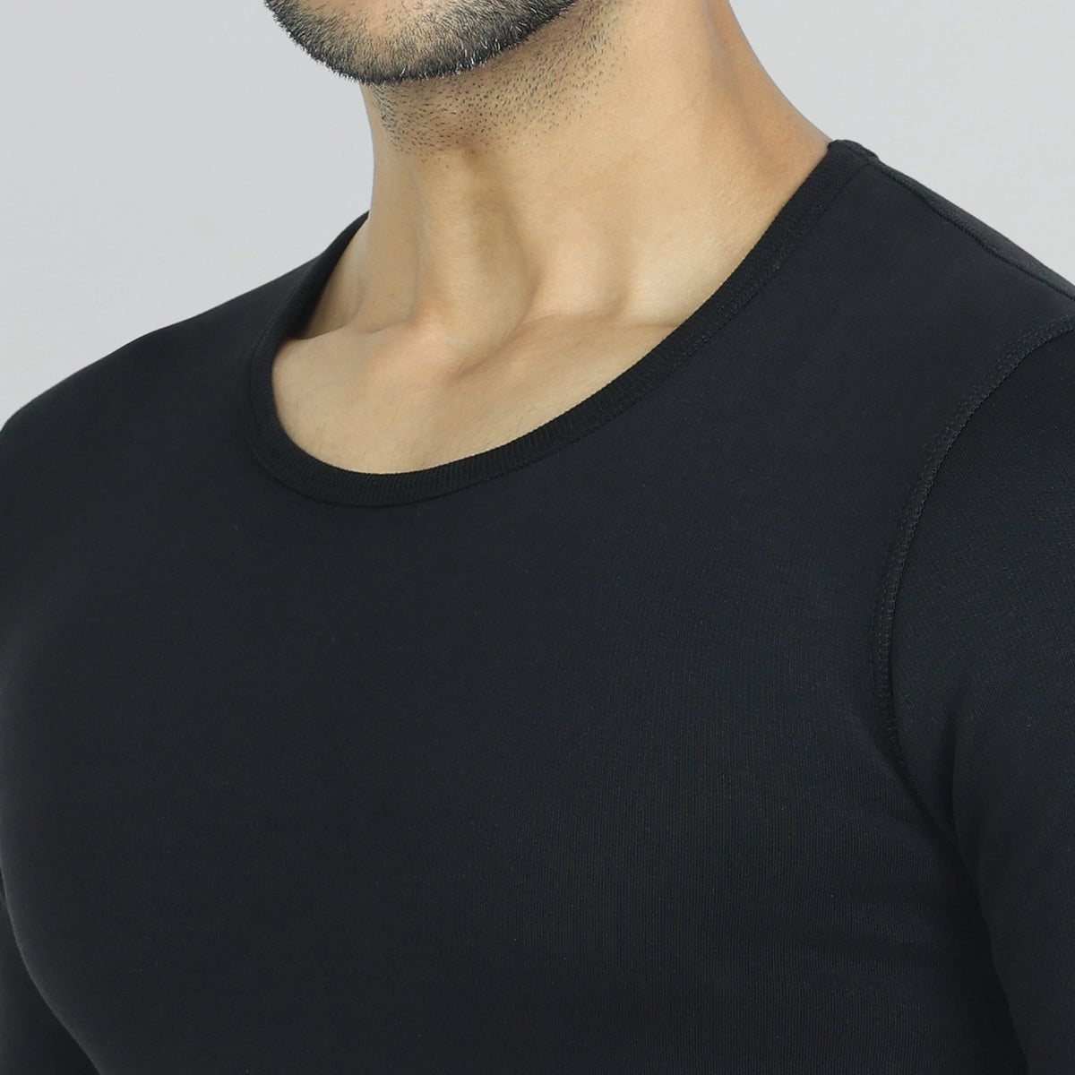IntelliHeat Cotton Rich Fleece Full Sleeve Thermals - XYXX Crew