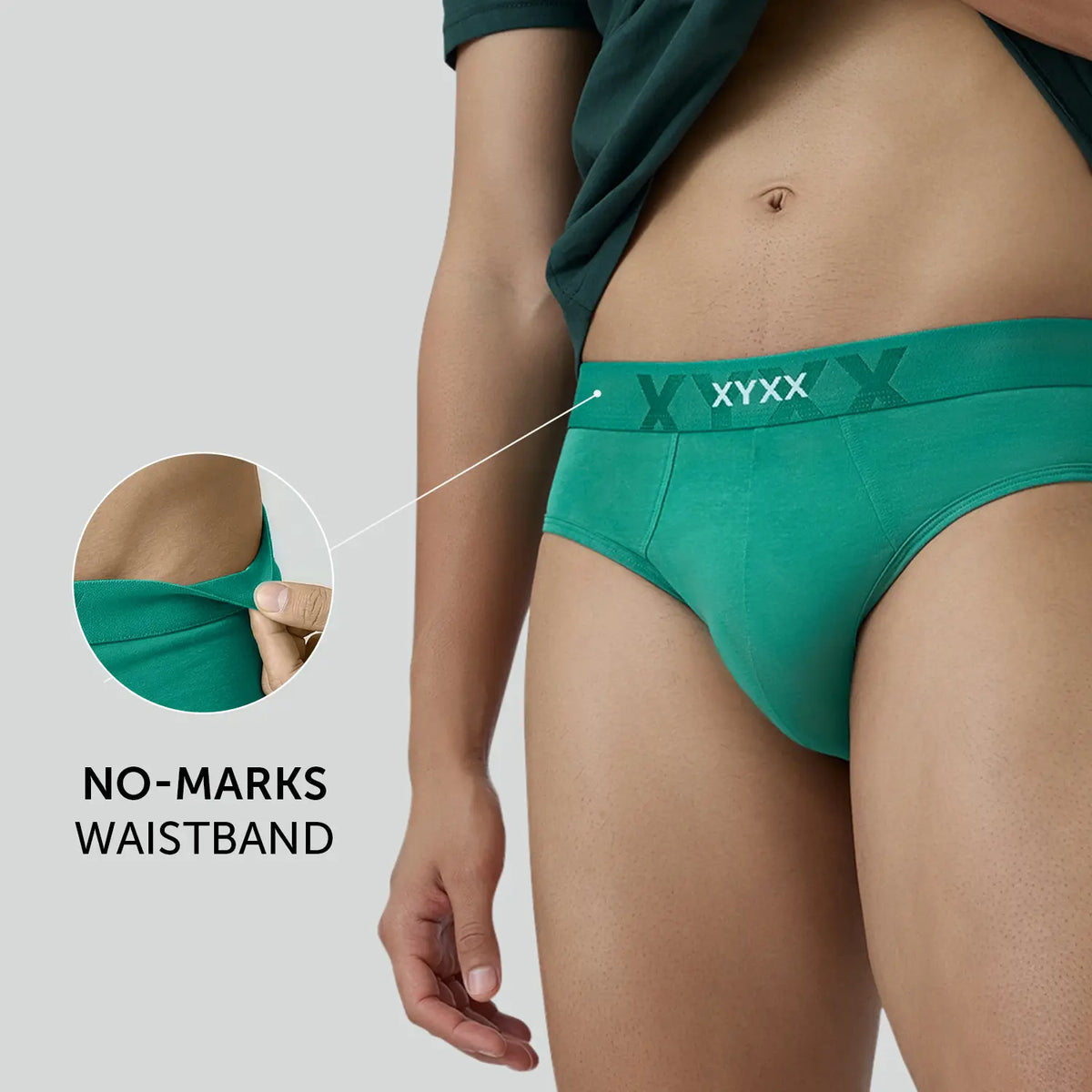 Element Cotton Stretch Briefs Lush Green